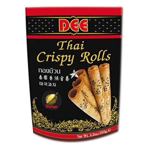 Buy DEE Thai Crispy Rolls Durian Flavour 150g Thailand Supermarket