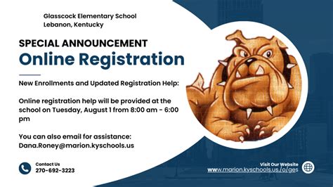 Online Registration Help | Glasscock Elementary School