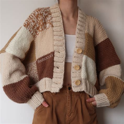 Name PATCHWORK KNIT SWEATER