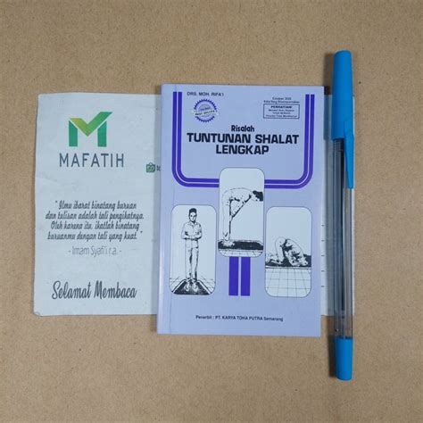 Buku Risalah Tuntunan Shalat Lengkap Rtsl Saku Kecil A Hvs Toha Putra