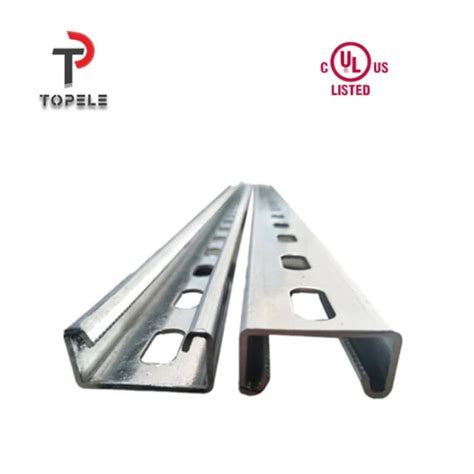 Hot DIP Galvanized Steel Slotted Strut Channel C Slotted Steel Profile