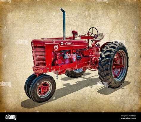 A S Era Mccormick International Harvester Farmall Model Super M Red