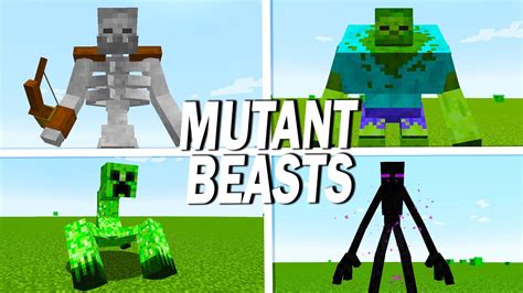 Mutant Beasts Minecraft Mod Showcase Youtube