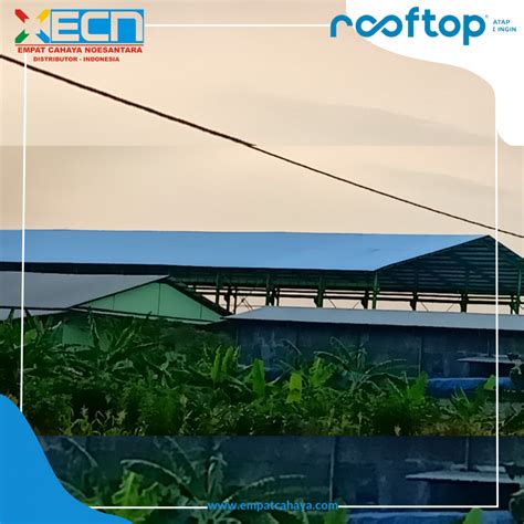 Atap Dingin Rooftop Standard I Series Biru Doff Empat Cahaya