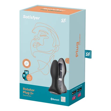 Satisfyer Rotator Plug App Controlled Rotating Vibrating Anal Butt