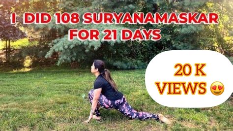 This Is How I Did 108 Surya Namaskars For 21 Days Surya Namaskar