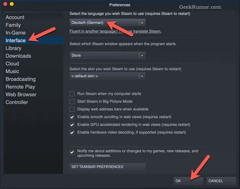 How To Change The Language On Steam