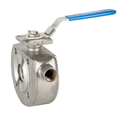 Manual Stainless Steel Ball Valves Wafer Pn Flanged Avs