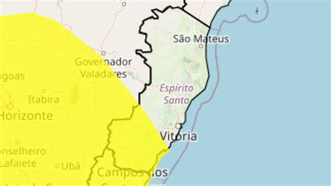 A Gazeta Cidades Do Sul Do Es Recebem Mais Um Alerta De Chuva