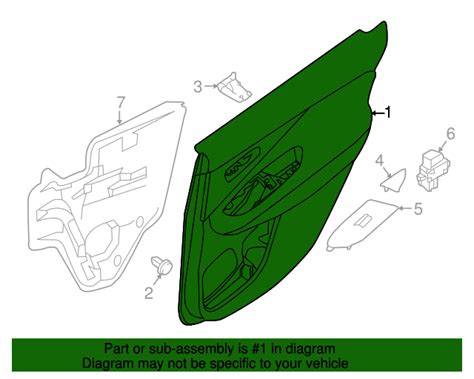 Nissan Murano Door Trim Panel Uh D Nissan Parts Plus