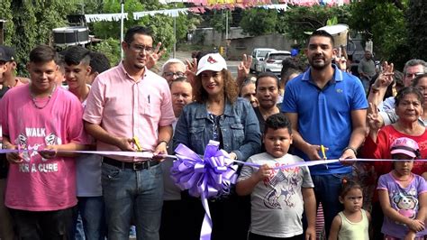 Alcaldía de Managua inaugura calles nuevas en Villa Libertad YouTube