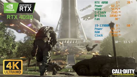 Call Of Duty Infinite Warfare 4k Gameplay Benchmark Max Setting