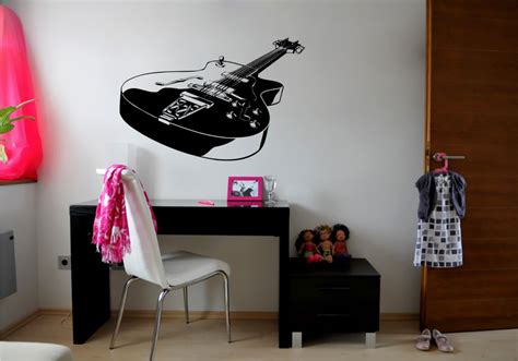 StickONmania.com | Vinyl Wall Decals | Detailed Guitar Sticker