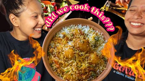 Cooking Handi Biryani With Friend With Recipe Paneer Biryani Recipe Vegan Biryani Spicy