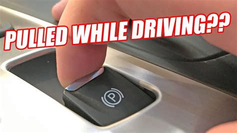 What Happens If You Pull An Electronic Parking Brake While Driving