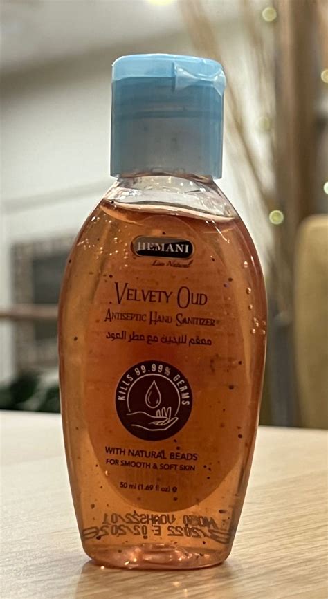 Antiseptic Hand Sanitizer (50ml) - Velvety Oud - Hemani herbal