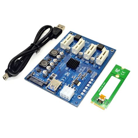 M.2 NGFF PCI E PCI Express Extender Card Riser Adapter 4 PCI E PCIe ...