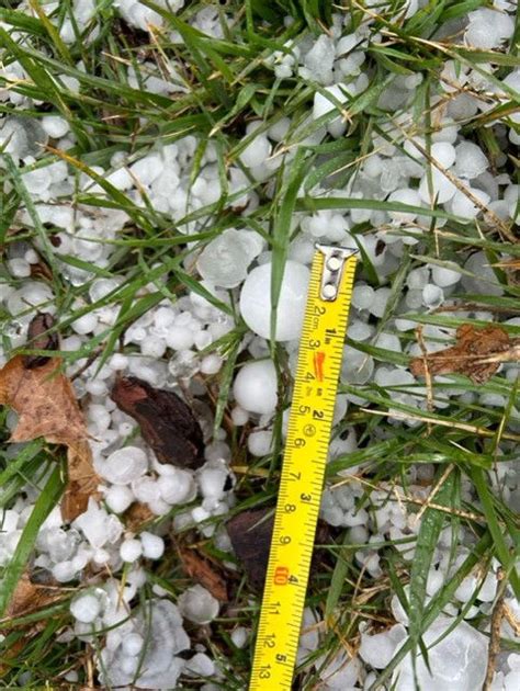 Hail Seen Around Mid Missouri As Storms Go Through The Area Abc17news