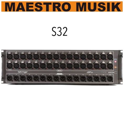 Jual BEHRINGER S32 Channel Stage Box Kota Surabaya MAESTROMUSIK