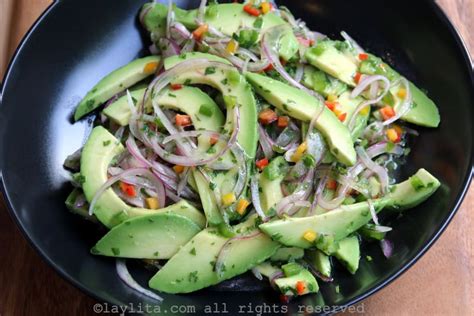 Salada De Abacate Receitas Da Laylita