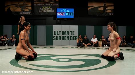 Four Bad Ass Whores Turn The Mat Into One Big Cat Fight Porn Pictures