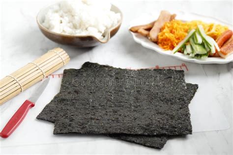 Toasted Laver Nori Seaweed For Gimbap Or Sushi Popular In Korea And