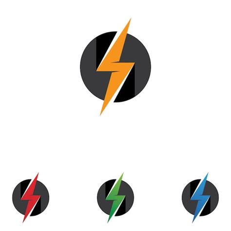 Premium Vector Thunderbolt Logo And Symbol Vector