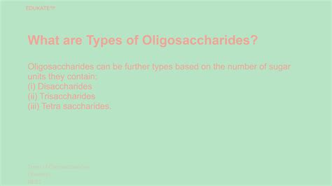 What are Types of Oligosaccharides? -Chemistry in Hindi