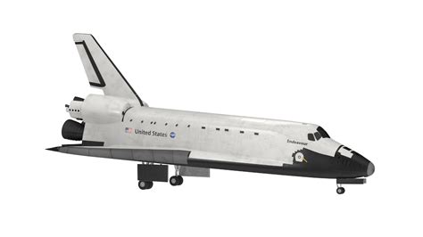 3d Nasa Space Shuttle Endeavour Model Turbosquid 2261398