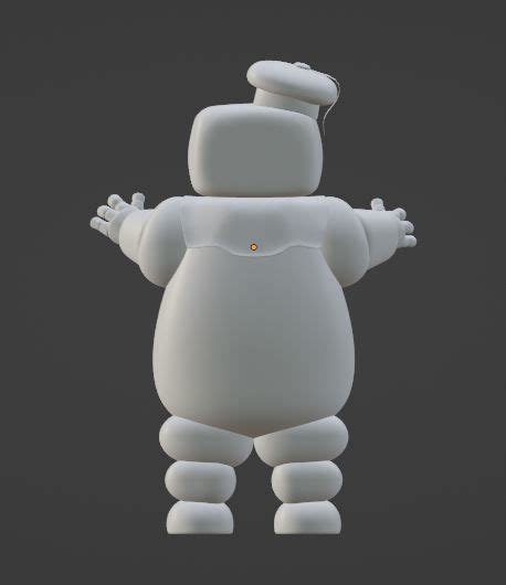 Stay Puft Marshmallow Man 3d Model 3d Printable Cgtrader