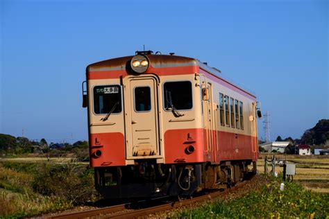 いすみ鉄道いすみ300・350・キハ20形気動車 キハ20 1303 西大原駅 鉄道フォト・写真 By セイルさん レイルラボraillab