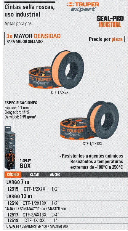 Ctf X X Truper Cinta Sella Roscas X M De Largo