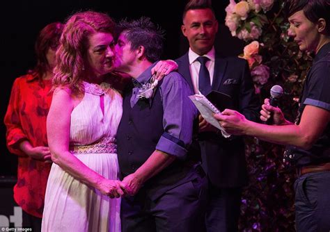Melbourne Same Sex Brides Officially Marry At Midnight Daily Mail Online