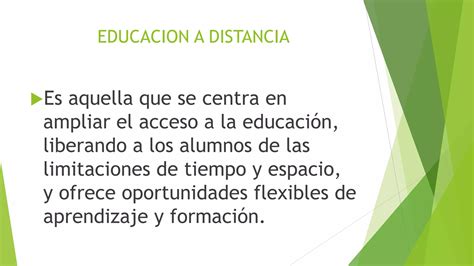 Mi Experiencia En La Educacion A Distancia PPT