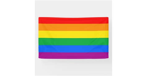 LGBT Pride Flag / Rainbow Flag Banner | Zazzle