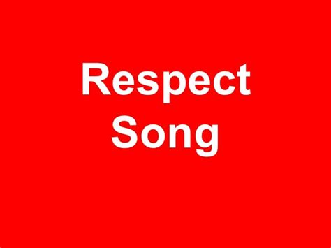 Respect song