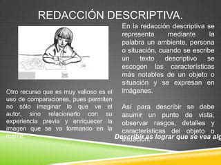 Tècnicas de redacción actividad 7 PPT