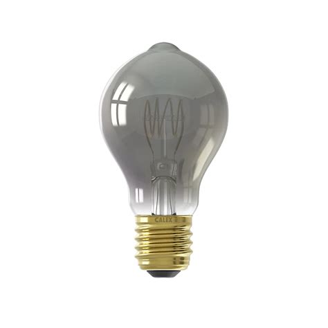 Calex E27 4w 100lm Smoke A60 Extra Warm White Led Dimmable Filament