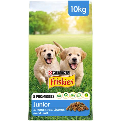 Croquettes Pour Chien Junior Au Poulet Aux L Gumes Avec Du Lait