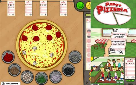 Papas Pizzeria Game chrome application