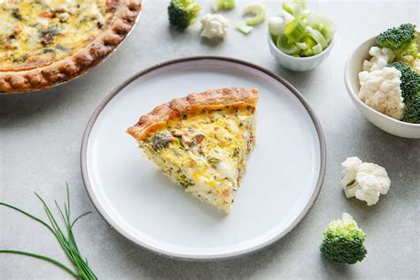 Quiche Brocolis Choux Fleurs Et Poireaux Maison Les Mijot S