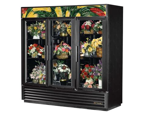 True Gdm 72fc Hc~tsl01 72 Cuft Floral Display Cooler 3 Swing Glass Doors