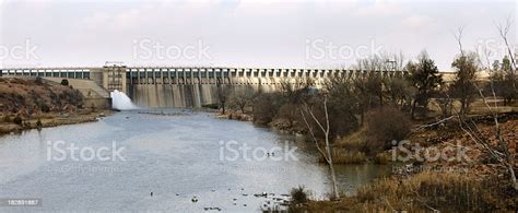 Vaal Dam Wall Stock Photo - Download Image Now - Bird, Concrete, Dam ...