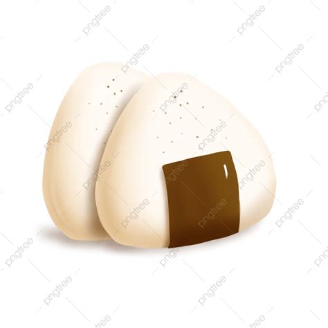 Cute Wind Rice Ball Gourmet Free Elements Food Element Rice Ball