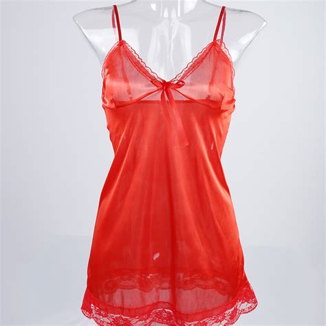 Womens Sexy Lace Lingerie Babydoll G String Underwear Sleepwear Dress