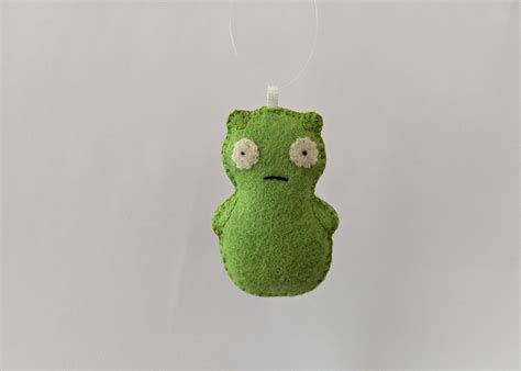 Kuchi Kopi Felt Ornament Bobs Burgers Fan Art Pop Culture Ornament