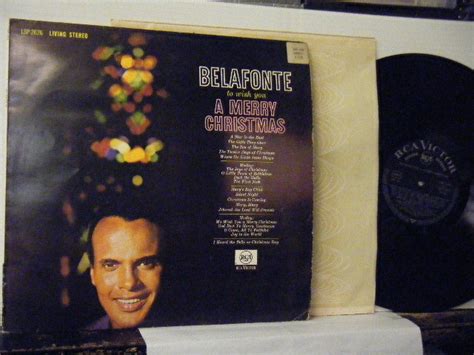 Lp Harry Belafonte To Wish You A Merry Christmas Rca