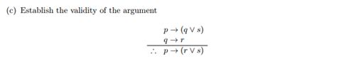 Solved A Use Known Logical Equivalences To Prove That α