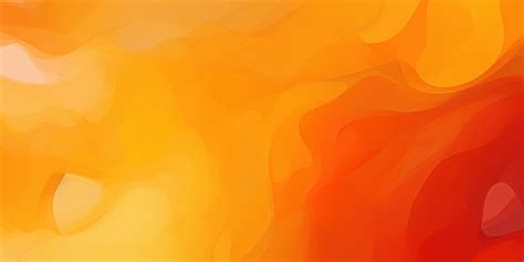 Abstract Orange And Yellow Swirls Premium Ai Generated Image