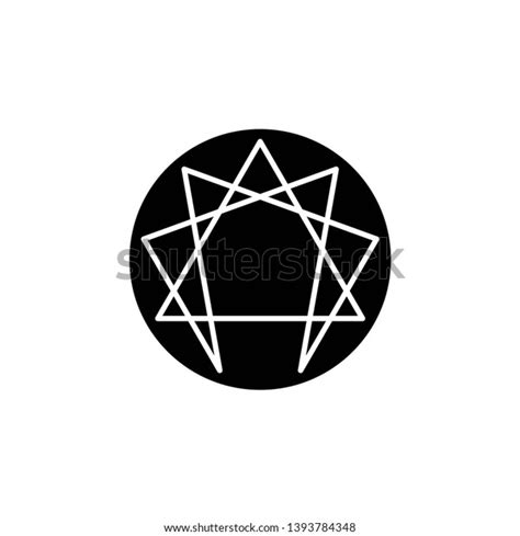 Enneagram Icon Illustration Symbol Vector Stock Vector (Royalty Free ...